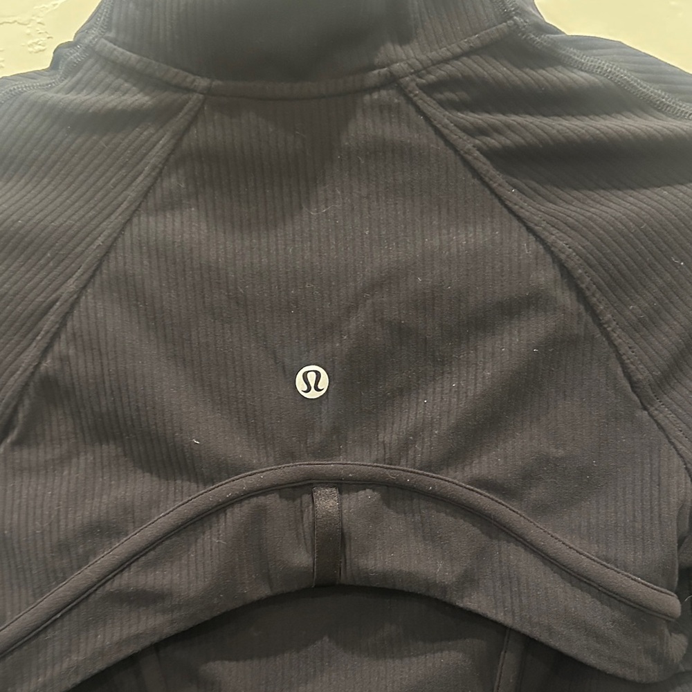 Lululemon black zip front athletic jacket - Picture 4 of 4